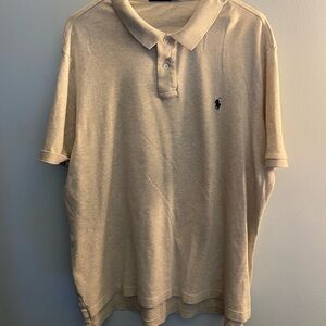 Polo Ralph Lauren Beige Polo Shirt Men’s XXL – Classic Fit